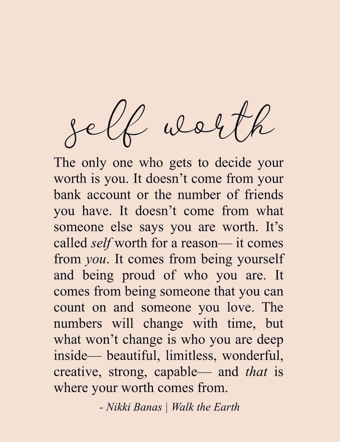 selfworth